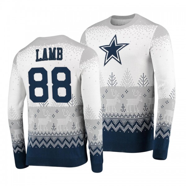 Dallas Cowboys CeeDee Lamb 2021 Christmas Gift Whi...