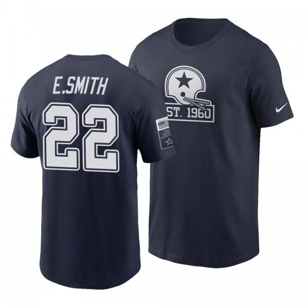Dallas Cowboys Emmitt Smith Navy 60th Anniversary ...
