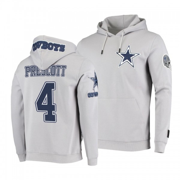 Dak Prescott Dallas Cowboys Heather Gray Team Logo...