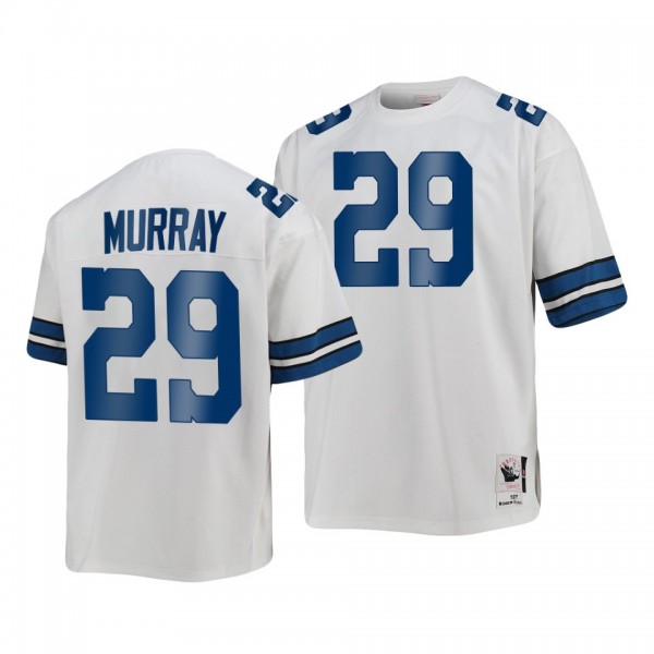 Dallas Cowboys #29 DeMarco Murray Throwback White 1977 Authentic Retired Player Jersey