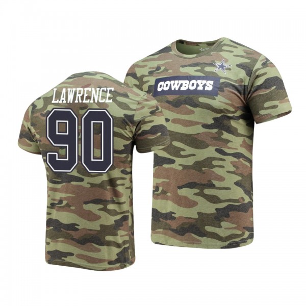 Dallas Cowboys DeMarcus Lawrence Camo Caudron Name Number T-Shirt