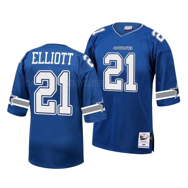 Ezekiel Elliott #21 Dallas Cowboys 1996 Legacy Replica Royal Jersey