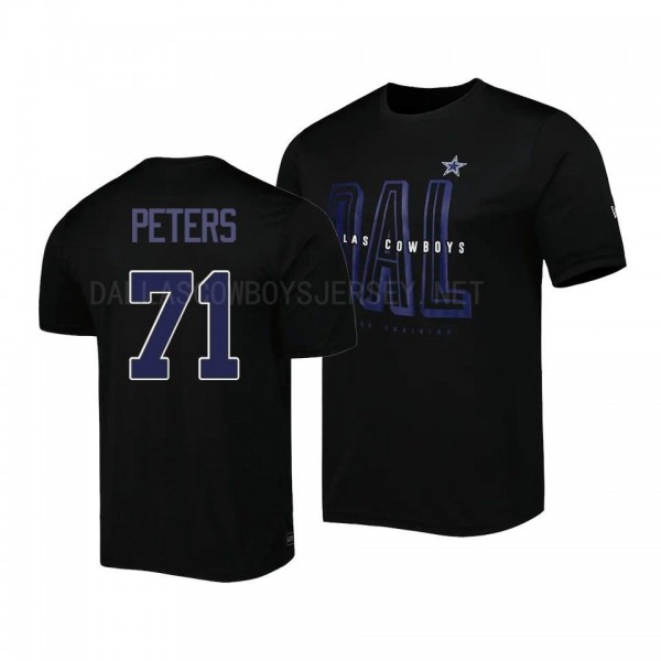 Dallas Cowboys Jason Peters Black Scrimmage T-Shir...