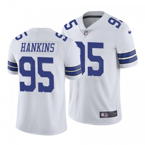 Johnathan Hankins NO. 95 Cowboys White Vapor Limited Jersey