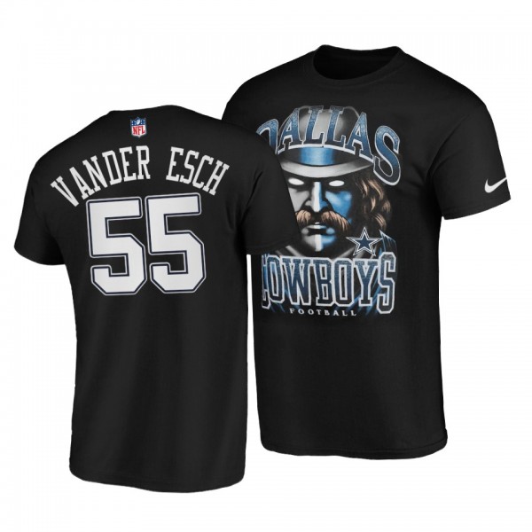 Dallas Cowboys Leighton Vander Esch Black Primal Fan T-Shirt