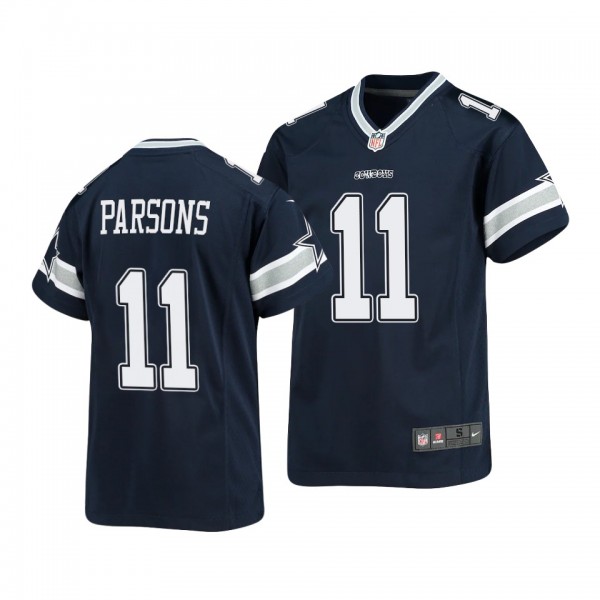 Youth Micah Parsons Dallas Cowboys Game Jersey - Navy