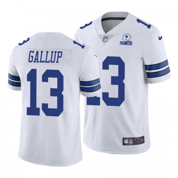 Dallas Cowboys Michael Gallup 60th Anniversary Limited Jersey - White