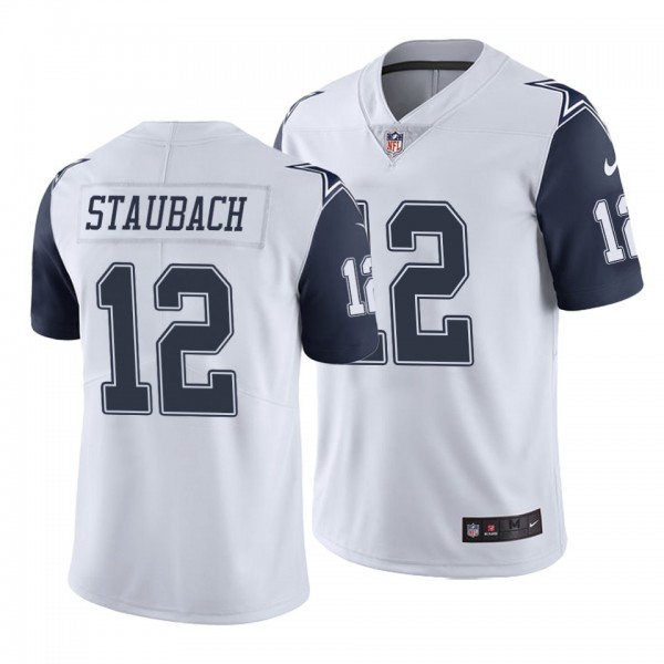 Dallas Cowboys Roger Staubach Color Rush Limited Retired Player Jersey - White