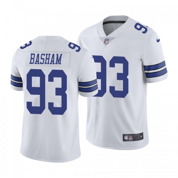 Dallas Cowboys Tarell Basham Vapor Limited Jersey - White
