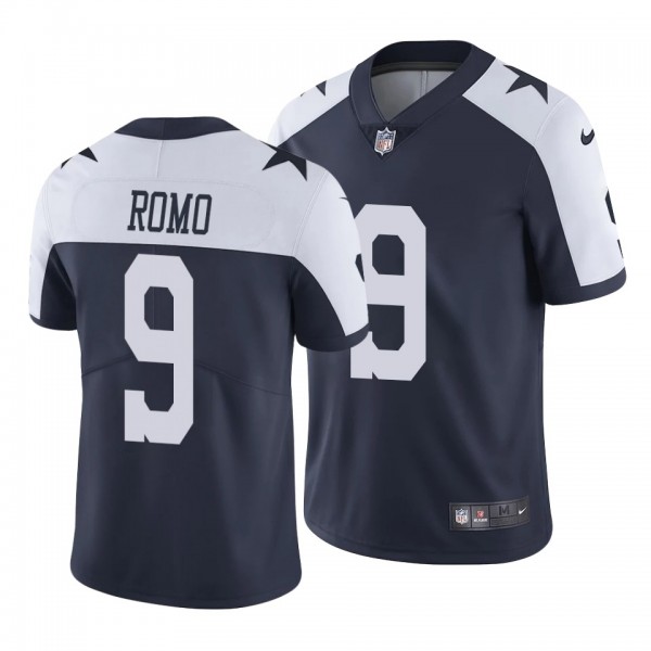 Dallas Cowboys Tony Romo Alternate Vapor Limited Retired Player Jersey - Navy