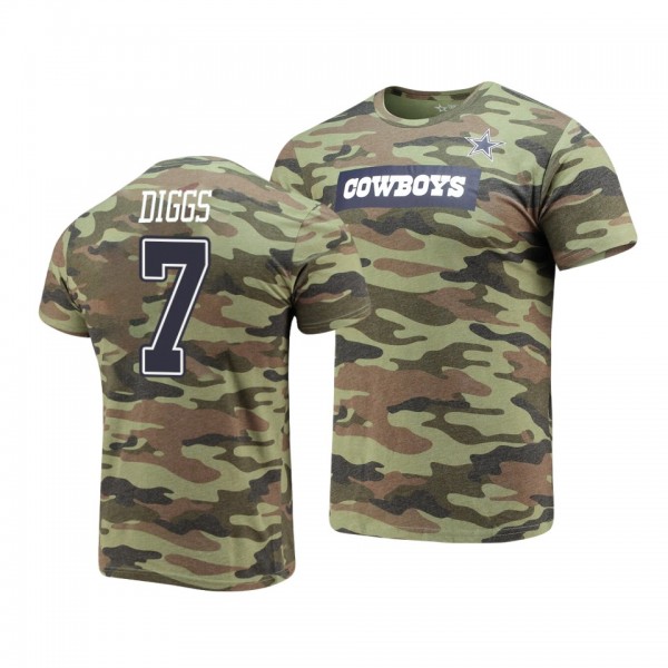 Dallas Cowboys Trevon Diggs Camo Caudron Name Number T-Shirt