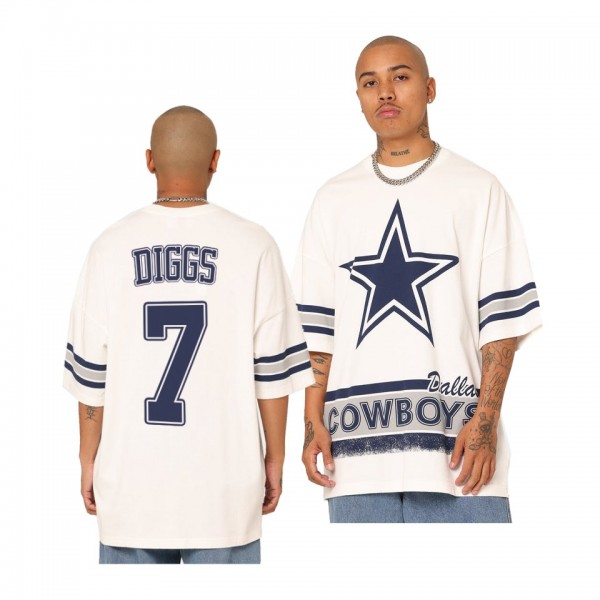 Dallas Cowboys Trevon Diggs White Conference Vinta...