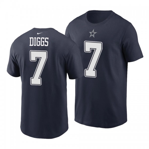 Men's Trevon Diggs Dallas Cowboys Name Number T-Shirt - Navy