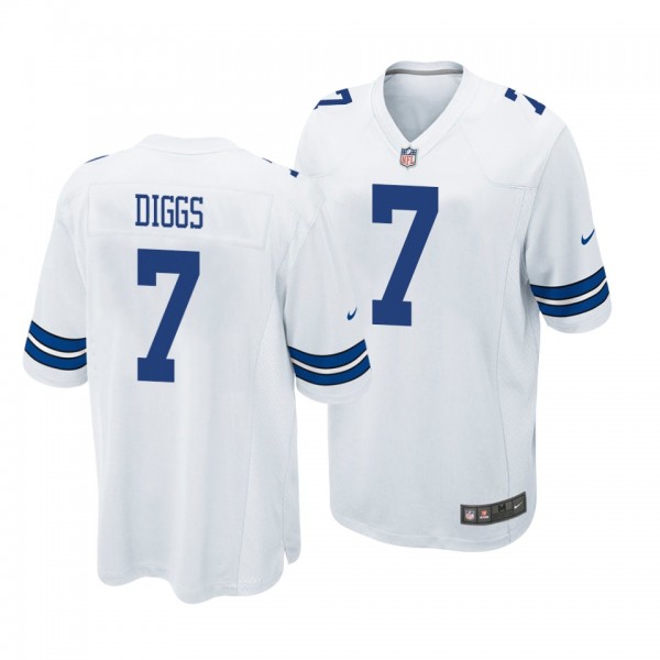 Men's Dallas Cowboys Trevon Diggs Game Jersey - White