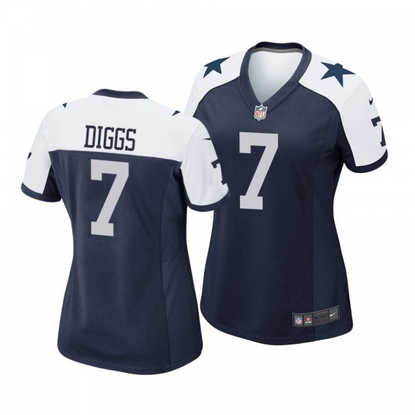 Women's Dallas Cowboys Trevon Diggs Navy Alternate Game Jersey