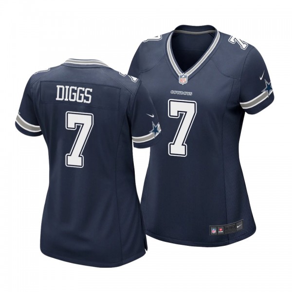 Women's Dallas Cowboys Trevon Diggs Navy Game Jers...