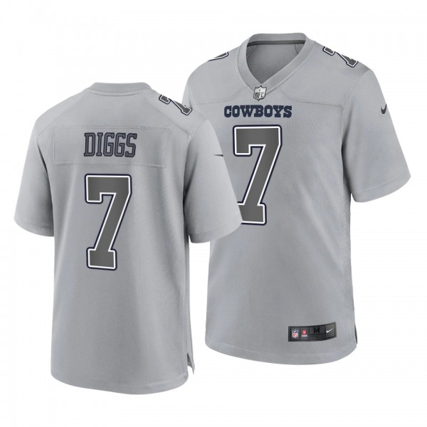 Trevon Diggs #7 Cowboys Gray Game Atmosphere Jersey