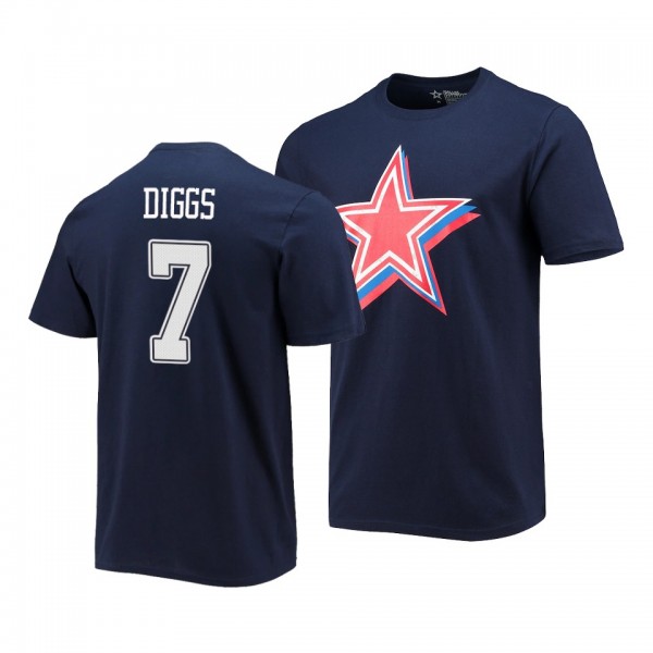 Dallas Cowboys Trevon Diggs Navy Primary Logo Fan Gear T-Shirt