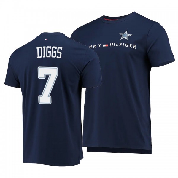 Dallas Cowboys Trevon Diggs Navy Team Logo Graphic T-Shirt