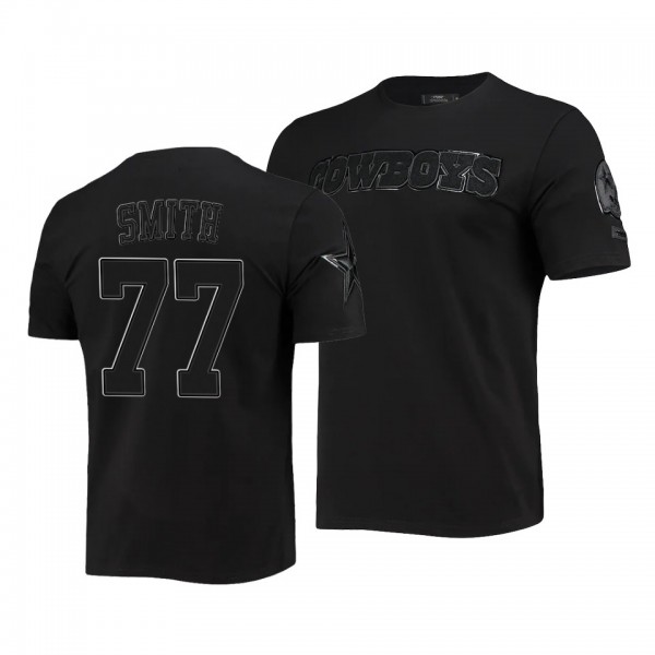 Dallas Cowboys Tyron Smith Black Team Logo Pro Team T-Shirt