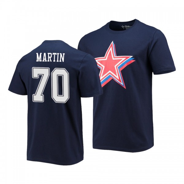 Dallas Cowboys Zack Martin Navy Primary Logo Fan Gear T-Shirt